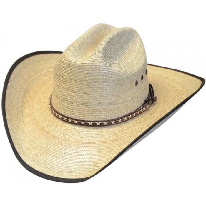 Palma Verde Cattleman w/ Brown Bound Edge