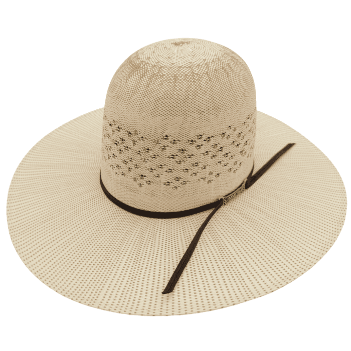 50X Bullseye Bangora Open Crown - Ivory/Tan