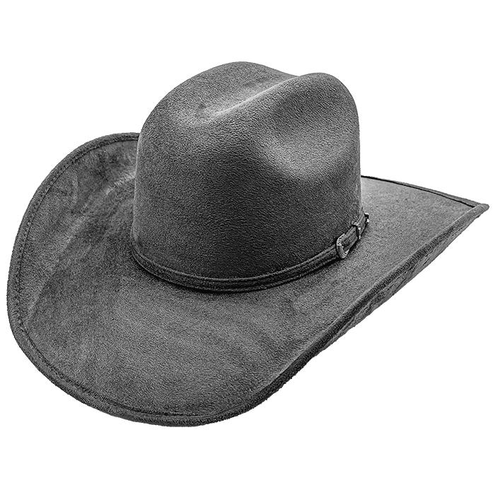 MX Suede Silverton Premium Buckle Set - Dark Grey