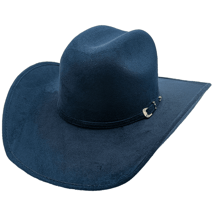 MX Suede Silverton Premium Buckle Set - Navy Blue