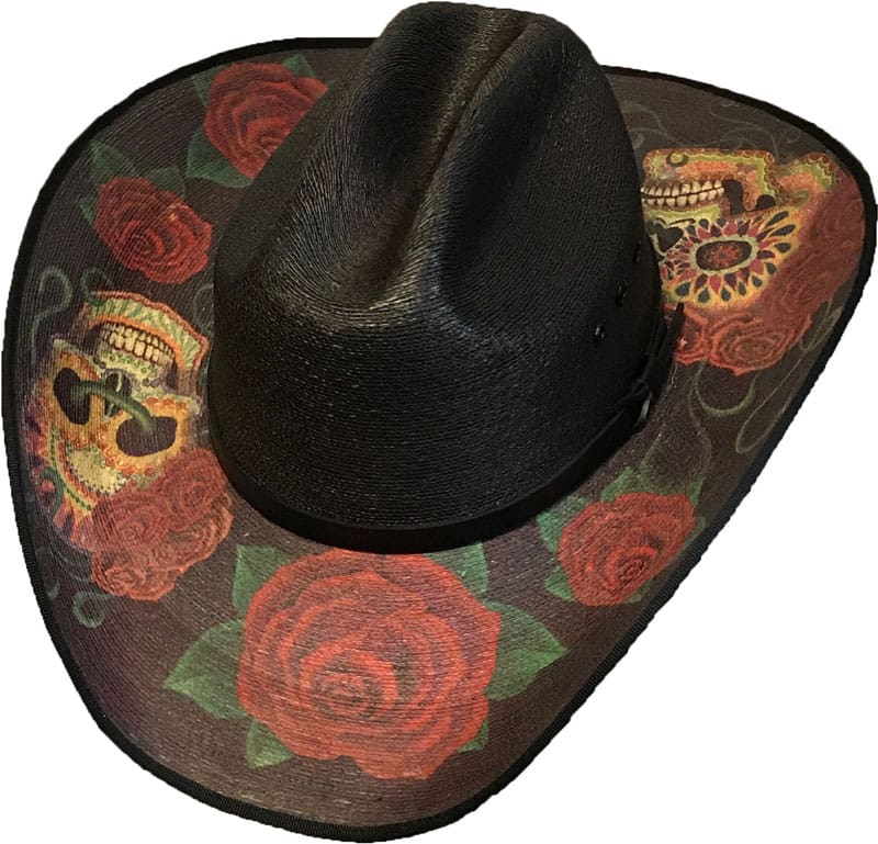 Sahuayo Cattleman - Black - Sugar Skulls