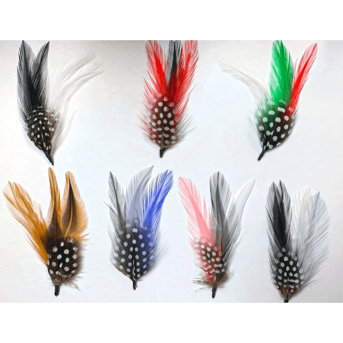4" Side Feathers - 1 Dozen Pack Per Color