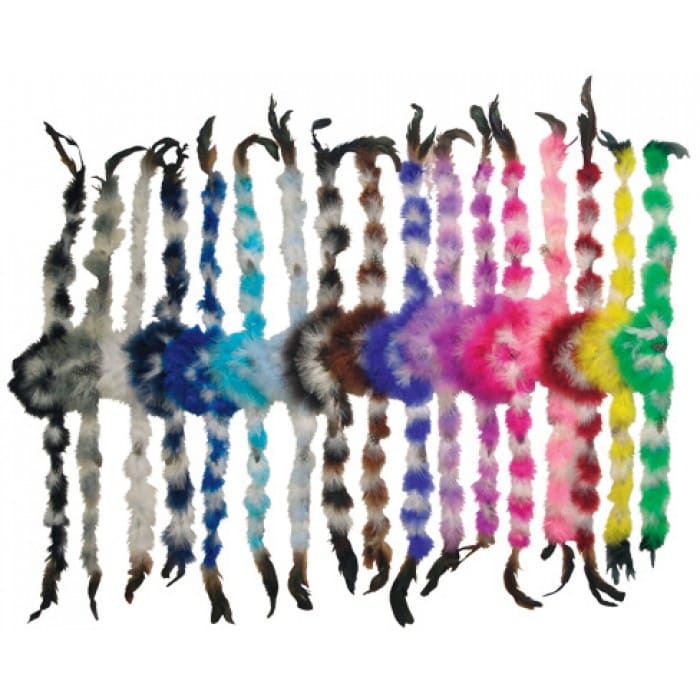 Fuzzy Feather Bands - 1 DZ Per Color Pack