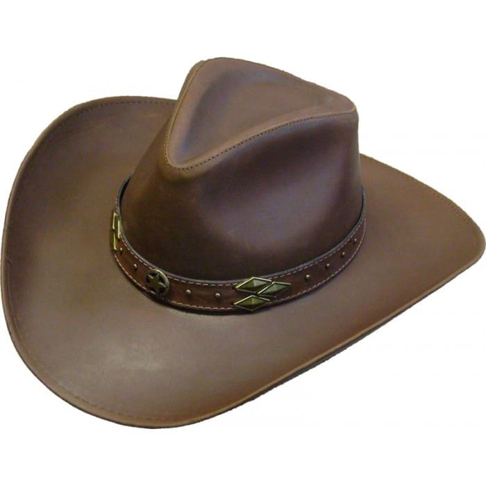 Genuine Leather Pinch Front - Mocha