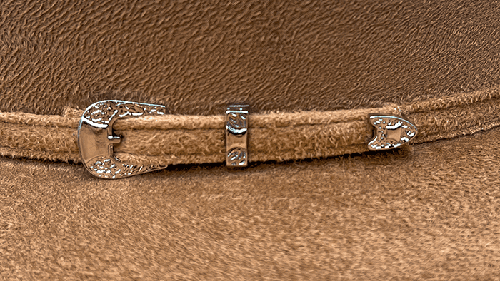 MX Suede Silverton Premium Buckle Set - Camel