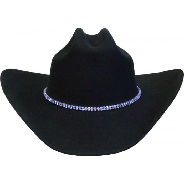 Rhinestone Hat Band - Royal Blue